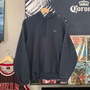 Vintage Navy Nike Swoosh Hoodie